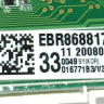 EBR86881733 - Модуль индикации (2 половинки соединены через шлейф) без доп. диодов + Wi-Fi LG