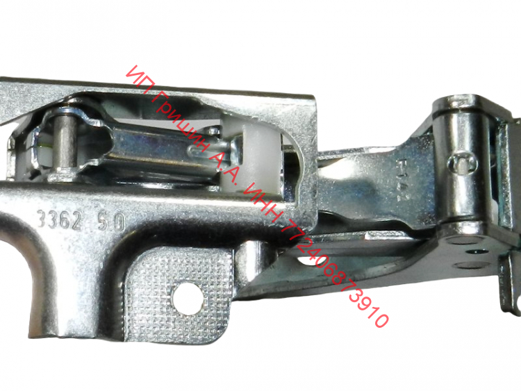 2211202029 -  Шарнир дверной Hettich 3362 5.0 - 3702 5.0 41,5 встраиваемого холодильника Electrolux, AEG, Zanussi, Kuppersbusch 