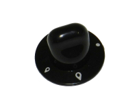 039887 - Ручка переключения конфорки 1шт (черная) Whirlpool, Indesit