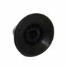 039887 - Ручка переключения конфорки 1шт (черная) Whirlpool, Indesit