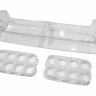 AAP73172104 - Полка на дверь для бутылок 49.5x11x12.5см (нижняя) + 2 подставки под яйца LG