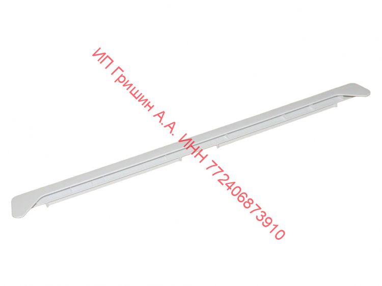 506355 - Переднее обрамление стеклянной полки 465х48х12мм 1шт INDESIT, Whirlpool, Ariston
