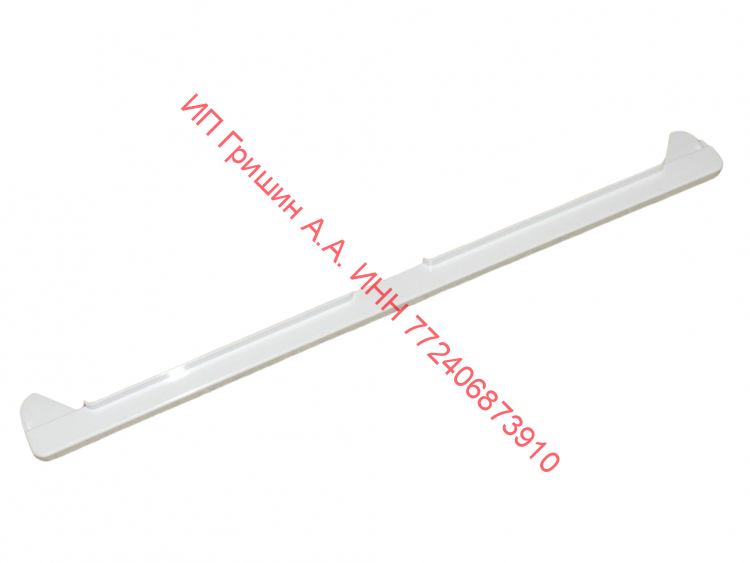 506355 - Переднее обрамление стеклянной полки 465х48х12мм 1шт INDESIT, Whirlpool, Ariston