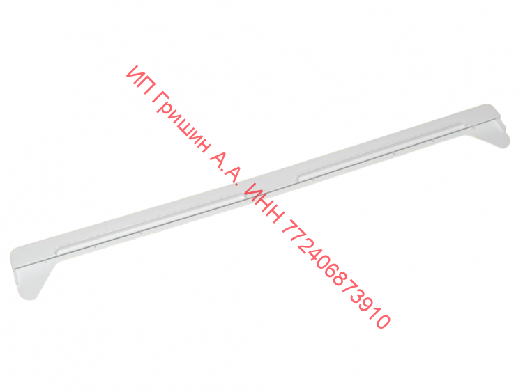 506355 - Переднее обрамление стеклянной полки 465х48х12мм 1шт INDESIT, Whirlpool, Ariston