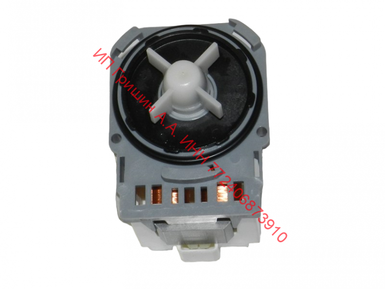 PMP004UN - Сливной насос - помпа Askoll 40W Mod. M325 (клеммы сзади, 3 защелки) Electrolux, AEG, Zanussi