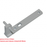00650830 - Петля средняя (белая) L-123mm, A-83mm Bosch, Siemens, Neff​
