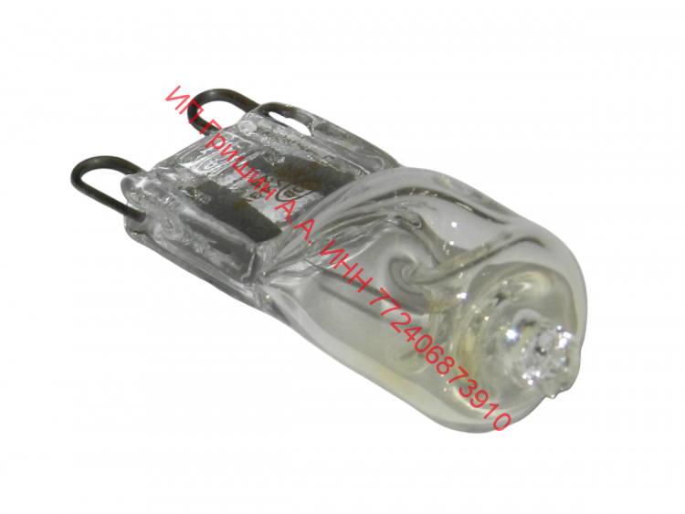 C00861224 - Лампа галогеновая в духовку 43W / G9 / 300C (4x1.5см) WHIRLPOOL