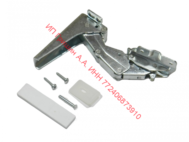 483620 - Петля двери НИЖНЯЯ 1шт Hettich 3904 5.0 / Hettich 3363 5.0 + саморезы, штифт, накладка(шарнир двери) BOSCH, SIEMENS, NEFF, GAGGENAU