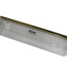 0530061587 - Балкон на дверь НИЖНИЙ под бутылки (c хром полосой) 38x7x9,5см Haier (Хайер)