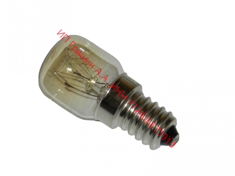 WP001 - Лампа подсветки в духовку (жаропрочная) E14 / 25W /  300°C