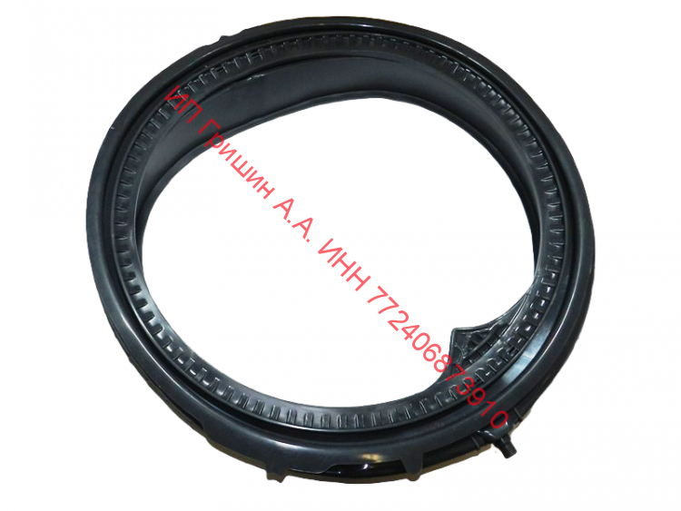 0020301061B - Манжета люка ОГРОМНАЯ  D=53см, d=49см! V13129 (3 отвода) Haier (Хайер)