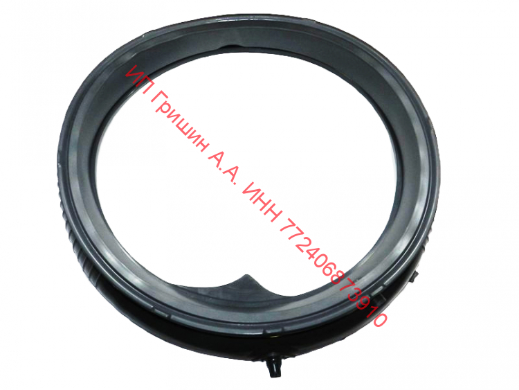 0020301061B - Манжета люка ОГРОМНАЯ  D=53см, d=49см! V13129 (3 отвода) Haier (Хайер)