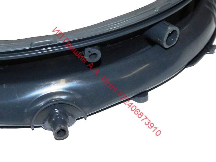 0020301061B - Манжета люка ОГРОМНАЯ  D=53см, d=49см! V13129 (3 отвода) Haier (Хайер)