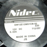 Вентилятор обдува 3 провода ф.Nidec GW12E12MS1CB-52Z20 DC12V, 0.22A 7121RY Midea