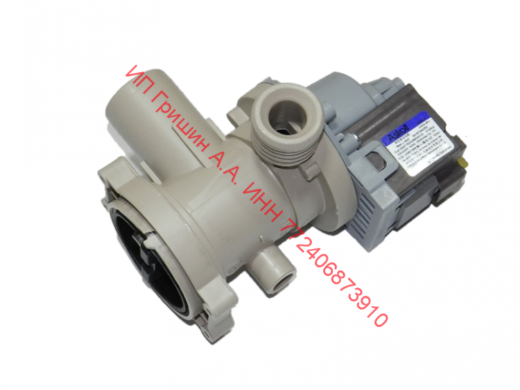 0022150033660401G - Насос в сборе с фильтром Askoll 25W / 13W S3000 art.RT042200 V13669 (3 отвода) Haier