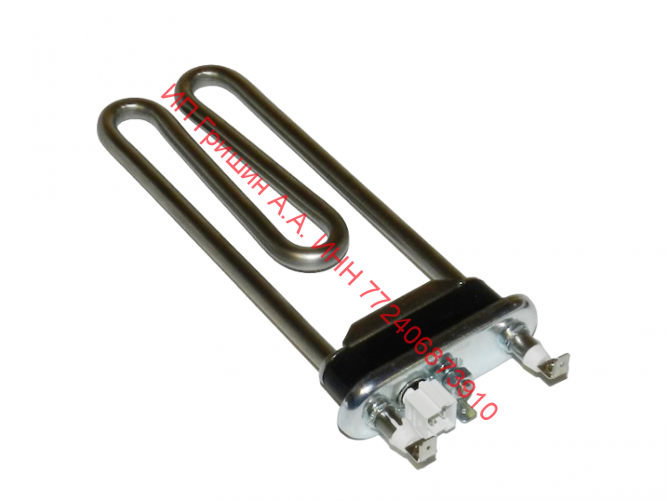 2882602500 - Тэн Kawai 1450W прямой с датчиком 12кОм (длина 18,5см) BEKO, Blomberg