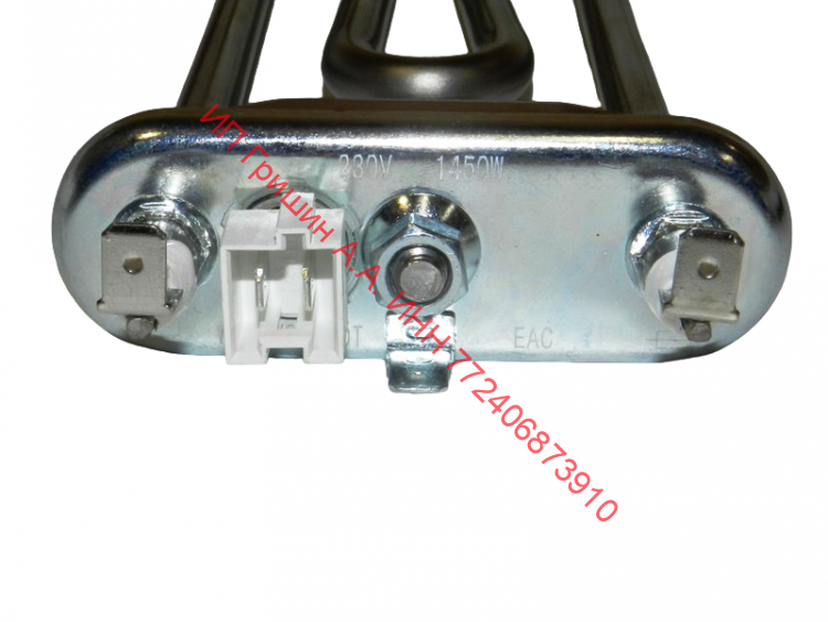 2882602500 - Тэн Kawai 1450W прямой с датчиком 12кОм (длина 18,5см) BEKO, Blomberg