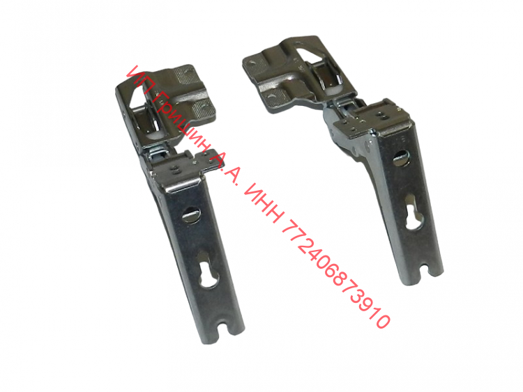 НЕ ПОСТАВЛЯЕТСЯ!!!   00481147 - Комплект петель (верхняя+нижняя) Hettich 3306 5.0 + Hettich 3307 5.0 (шарнир двери) BOSCH, SIEMENS, NEFF, GAGGENAU