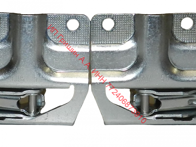 НЕ ПОСТАВЛЯЕТСЯ!!!   00481147 - Комплект петель (верхняя+нижняя) Hettich 3306 5.0 + Hettich 3307 5.0 (шарнир двери) BOSCH, SIEMENS, NEFF, GAGGENAU