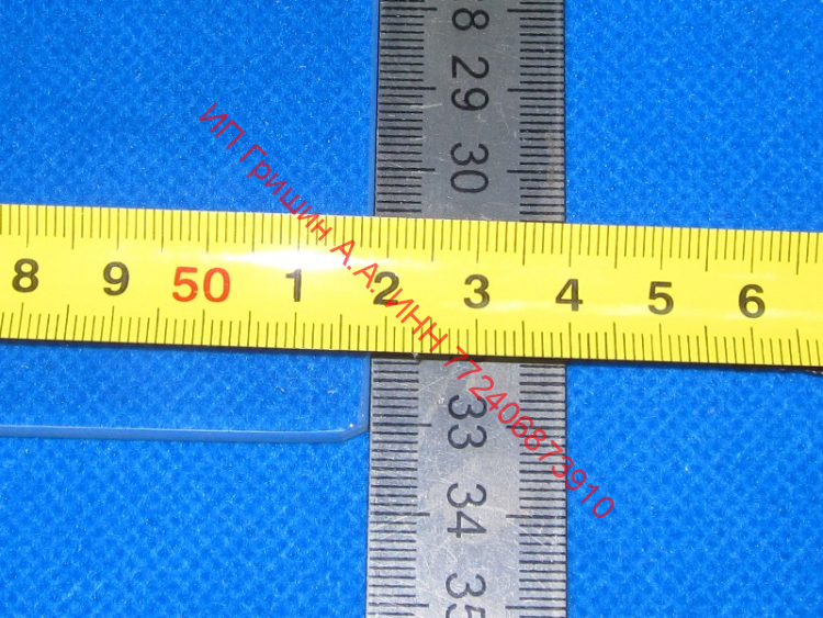 371320307200 - Полка стекло (без переднего профиля) 33x52см Атлант