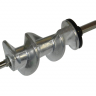 MM0408W - Шнек мясорубки (под шестегранник, длина шнека 128мм) Moulinex, Tefal