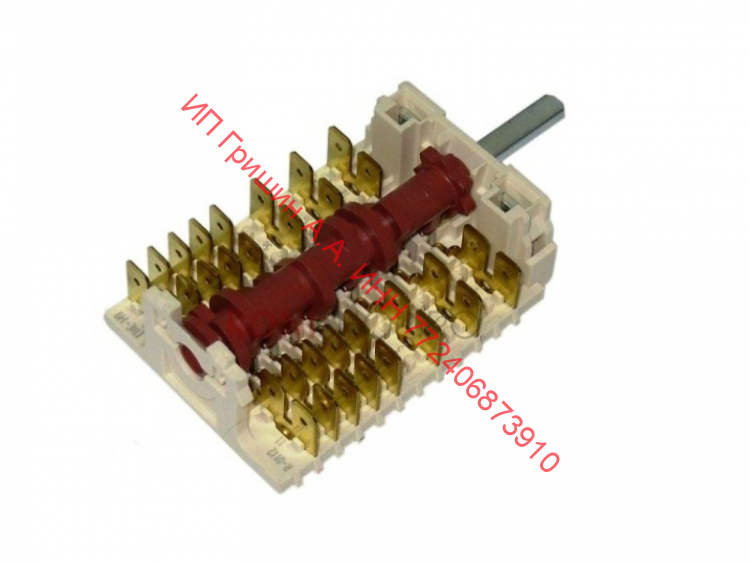 1033941 - Переключатель режимов духовки DREEFS 11HE149 / 870801K (7 позиций) HANSA