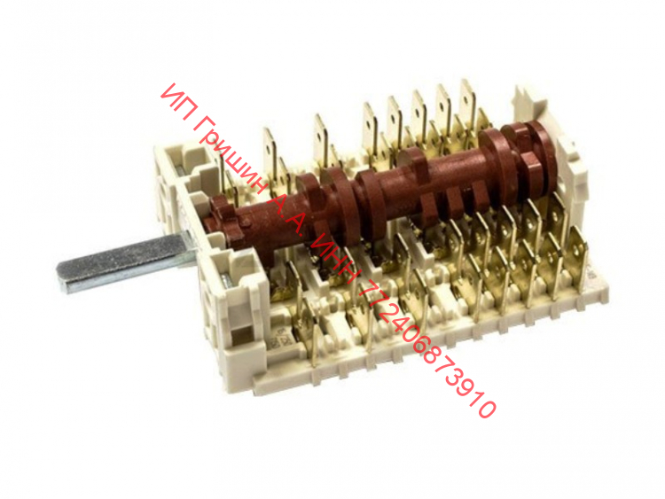 1033941 - Переключатель режимов духовки DREEFS 11HE149 / 870801K (7 позиций) HANSA