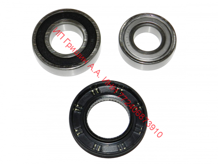 4280FR4048G + 4280FR4048M + 4036ER2003A - Комплект подшипников ф. WHRBC 6205+6206 с сальником ф.JY 37x66x9.5/12 со смазкой LG