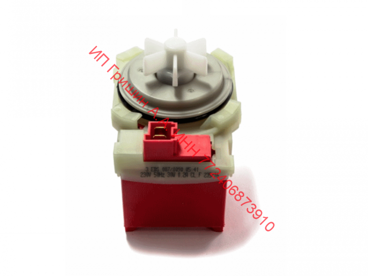 00215438 - Сливной насос - помпа Copreci 30W EBS 007/0090 (фишка спереди, посадка под улитку квадратная 4 защелки) Bosch, Siemens 00215438 - Сливной насос - помпа Copreci 30W EBS 007/0090 (фишка спереди, посадка под улитку квадратная 4 защелки) Bosch, Siemens