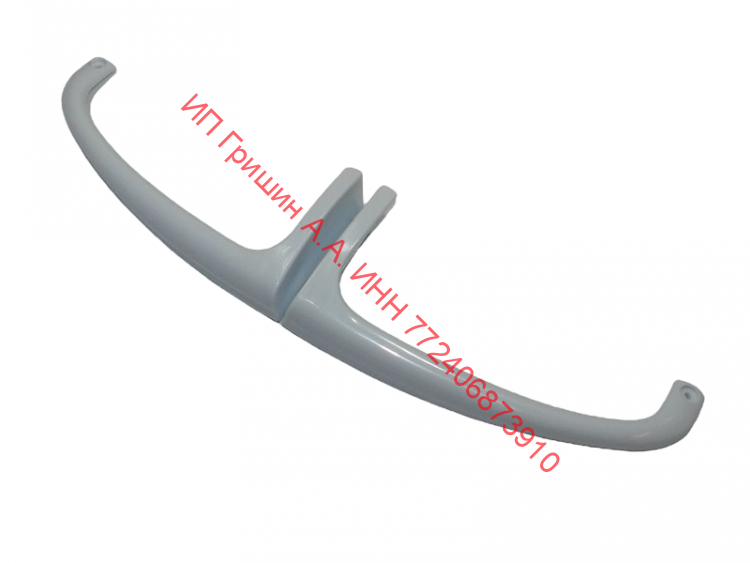 WL539+WL538 - Комплект ручек двери ВЕРХНЯЯ + НИЖНЯЯ (белые) Indesit, Ariston